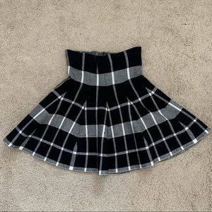 Freckles Plaid Skater Skirt